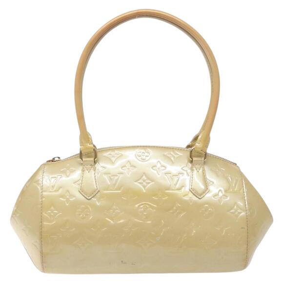 LOUIS VUITTON Vernis Sherwood PM Hand Bag Broncorail M91491 - Picture 13 of 16